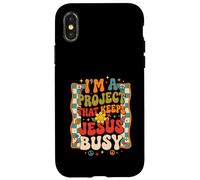 I'm A Project That Keeps Jesus Busy Funny Christian Case for iPhone X/XS