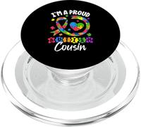I'm A Proud Autism Cousin PopSockets PopGrip for MagSafe