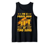 I'm a proud Mom of two Sons Mother's Day Family Love Women Tank Top