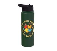 I'm A Puzzle Master What's Your Super Power Stainless Steel Insulated Water Bottle