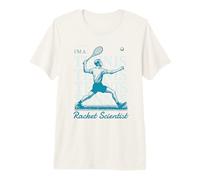 I'm a Racket Scientists - Funny Pun for Tennis Lovers Premium T-Shirt