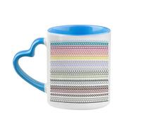 I'm a Ray of F***ing Sunshine Hidden Message, Perfect for Gag Gifts & Crafty Friends,11oz Heart Handle Cup, Coffee, Tea Mug. (Blue)