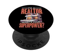 I'm A Real Estate Agent What's Your Superpower? PopSockets Adhesive PopGrip