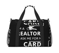 I'm A Realtor Ask Me Printed Hand-Held Travel Bag, Personal Belongings, Sports and Fitness Bag, Long-Distance Travel