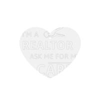 I'M A Realtor Ask Me Printing 10 Pcs Car Air Freshener Fragrant Sheets,Car Hanging Accessories With Strings For Decor