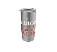 I'm A Receptionist It's Not for The Weak - Receptionist Stainless Steel Insulated Tumbler
