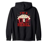 I'm a Red Rebel Zip Hoodie
