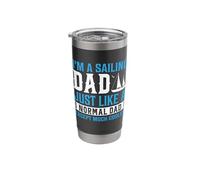 Im A Sailing Dad Just Like A Normal Dad Except Much Cooler Stainless Steel Insulated Tumbler