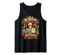 I'm a School Counselor Nothing Scares Me Funny Halloween Tank Top