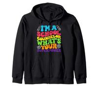 I'm A School Counselor What's Your Superpower Zip Hoodie