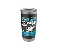 I'm A Scuba Diving Grandma Tshirt Except Much Cooler Stainless Steel Insulated Tumbler