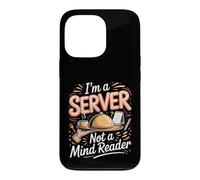I'm a Server Not a Mind Reader Waiter Restaurant Case for iPhone 13 Pro