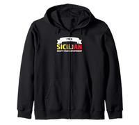 I'm a Sicilian what's your superpower? Sicilian Zip Hoodie