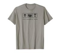Im A Simple Man Faith Family Crafting Christian Repuplican T-Shirt