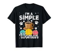 I'm a Simple Woman Knitting for Knitters Christmas T-Shirt