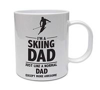 I'm A Skiing DAD More Awesome - Father's Day/Ski/Funny Themed Ceramic Mug