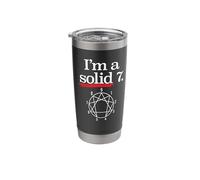 I'm a Solid 7 - Funny enneagram Personality Type Scale Seven Stainless Steel Insulated Tumbler