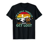 I'm A Solo Traveler My Plan is to Always Get Lost T-Shirt