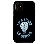I'm A Spark Of Genius Electrician Light Bulb Design Case for iPhone 11