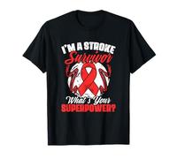I'm A Stroke Survivor Red Ribbon Stroke Awareness T-Shirt