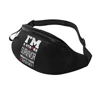 I'm A Stroke Survivor Waist Bag Men's and Women's Adjustable Travel Chest Pack Outdoor Running Waist Bag