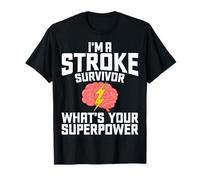 I'm A Stroke Survivor What's Your Superpower Red Ribbon T-Shirt