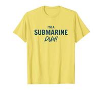 Im a Submarine Duh Simple Funny Halloween Costume Men Women T-Shirt