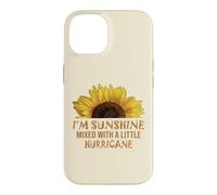 I'm a Sunshine Mixed with a Little Hurricane Sunflower Tee Case for iPhone 14