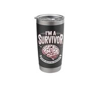 I'm A Survivor Brain Aneurysm Awareness Support Stainless Steel Insulated Tumbler