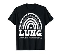I'm a Survivor Lung Cancer Awarness White Ribbon Men Women Value Graphic T-Shirt