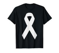I'm a Survivor Lung Cancer Awarness White Ribbon Men Women Value Graphic T-Shirt