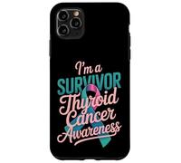 I'm A Survivor Thyroid Cancer Awareness Ribbon Case for iPhone 11 Pro Max