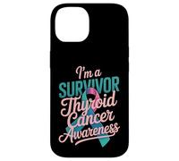 I'm A Survivor Thyroid Cancer Awareness Ribbon Case for iPhone 14