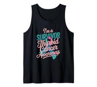 I'm A Survivor Thyroid Cancer Awareness Ribbon Tank Top