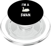 I'm A SWAN T-Shirt Funny SWAN PopSockets PopGrip for MagSafe