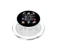 I'm A Teacher And A Mom What's Your Superpower Mother's Day PopSockets PopGrip for MagSafe