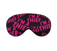 I'm A Thief Blackout Sleep Mask for Side Sleeper Soft Covers for Travel Essentials Nap
