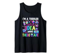 I'm A Toddler I Have No Ideas Retro Vintage 90s Nostalgia Tank Top