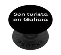 "I'm a Tourist in Galicia" Funny Galician Words PopSockets Adhesive PopGrip