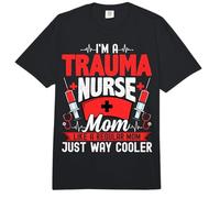 I'm a Trauma Nurse Mom Like a Regular Mom Mothers Day Comfort Colors Adult Heavyweight T-Shirt