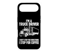 I'm a Truck Driver I Stop for Coffee Semi Truck Graphic Art Case for iPhone Air