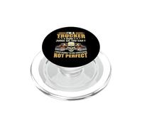 I'm A Trucker Don't Judge Me You Can't Funny Truck Driver PopSockets PopGrip for MagSafe