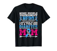 I'm A Type One Diabetes Mom T1D Awareness Mama Mother Women T-Shirt