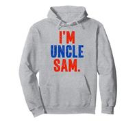 I'm a Uncle Sam Funny Instant Lazy Halloween Costume Party Pullover Hoodie