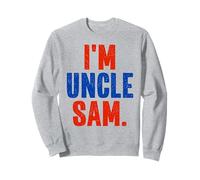 I'm a Uncle Sam Funny Instant Lazy Halloween Costume Party Sweatshirt