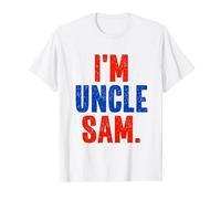 I'm a Uncle Sam Funny Instant Lazy Halloween Costume Party T-Shirt