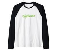 I'm a Vegetarian Proud Statement Raglan Baseball Tee