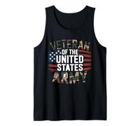 Im A Veteran I Served Veteran Dad Retro Veteran Shirt Tank Top