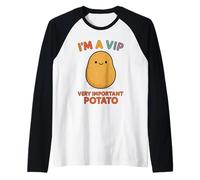 I'm A VIP Very Important Potato Kawaii Cute Raglan Baseball Tee