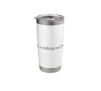 I'm a Walking Red Flag Funny Statement Stainless Steel Insulated Tumbler